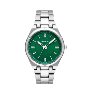 Ρολόι Γυναικείο Das.4 Με Πράσινο Χρώμα Καντράν & Μπρασελέ Από Ανοξείδωτο Ατσάλι 2031100282