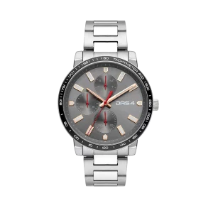 Ρολόι Γυναικείο Das.4 Με Γκρι Χρώμα Καντράν & Μπρασελέ Από Ανοξείδωτο Ατσάλι 2031350583