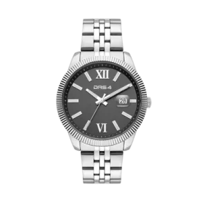 Ρολόι Ανδρικό Das.4 Με Ανθρακί Χρώμα Καντράν & Μπρασελέ Από Ανοξείδωτο Ατσάλι 2031350882