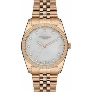 Ρολόι Γυναικείο LEE COOPER LC07115.420 Με Μπρασελέ Rosegold Από Ανοξείδωτο Ατσάλι