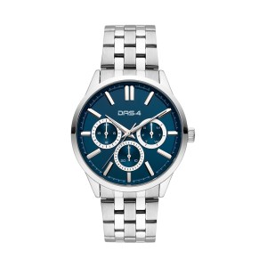 Ρολόι Ανδρικό Das.4 Με Σκούρο Μπλε Χρώμα Καντράν & Μπρασελέ Από Ανοξείδωτο Ατσάλι 2031350982