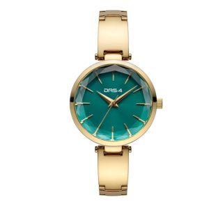 Ρολόι Γυναικείο Das.4 Με Πράσινο Χρώμα Καντράν & Μπρασελέ Από Ανοξείδωτο Ατσάλι 2031101342