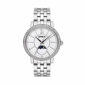 Ρολόι Γυναικείο Das.4 Με Λευκό Χρώμα Καντράν & Μπρασελέ Από Ανοξείδωτο Ατσάλι 2031101181