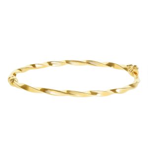 Βραχιόλι Γυναικείο Χρυσό 14Κ Λουστρέ Στριφτό AMV-23189Y