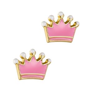 Σκουλαρίκια Χρυσά Παιδικά Κ14 KBS-20686Y