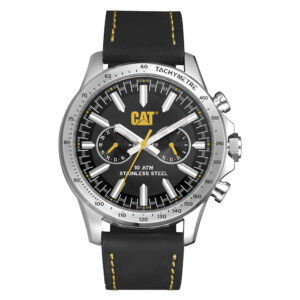 Ρολόι Ανδρικό CATERPILLAR της σειράς BOSTON Με Μαύρο Δερμάτινο Λουρί AD14934131