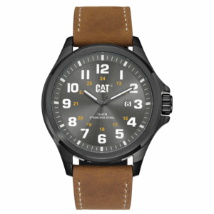Ρολόι Ανδρικό CATERPILLAR της σειράς OPERATOR Με Καφέ Δερμάτινο Λουρί PU15135515