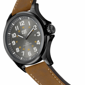 Ρολόι Ανδρικό CATERPILLAR της σειράς OPERATOR Με Καφέ Δερμάτινο Λουρί PU15135515