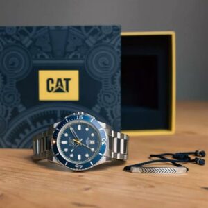 Set με Ρολόι και Βραχιόλι Ανδρικό CATERPILLAR της σειράς Set QC Με Μεταλλικό Μπρασελέ QC14111626