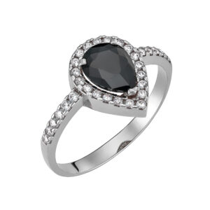 Δαχτυλίδι Ροζέτα Λευκόχρυσο 14Κ MSD-10190W