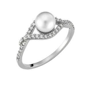 Δαχτυλίδι Λευκόχρυσο 14K MSD-10211W