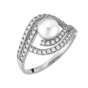 Δαχτυλίδι Λευκόχρυσο 14K MSD-10212W