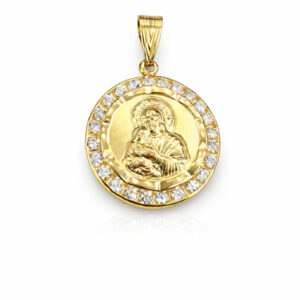Φυλαχτό Παναγία Χρυσό Κ9 AFP-24723Y-9Κ