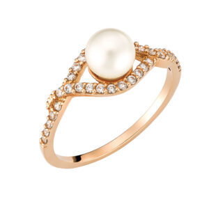 Δαχτυλίδι Ροζ Χρυσό 14K MSD-10211R