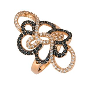 Ροζ Χρυσό Δαχτυλίδι 14Κ MSD-10242R