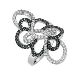 Λευκόχρυσο Δαχτυλίδι 14Κ MSD-10242W