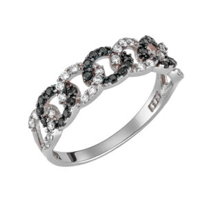 Δαχτυλίδι Λευκόχρυσο 14Κ MSD-10245W