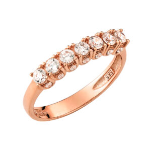 Ροζ Χρυσό Δαχτυλίδι Σειρέ 14Κ MSD-20776R