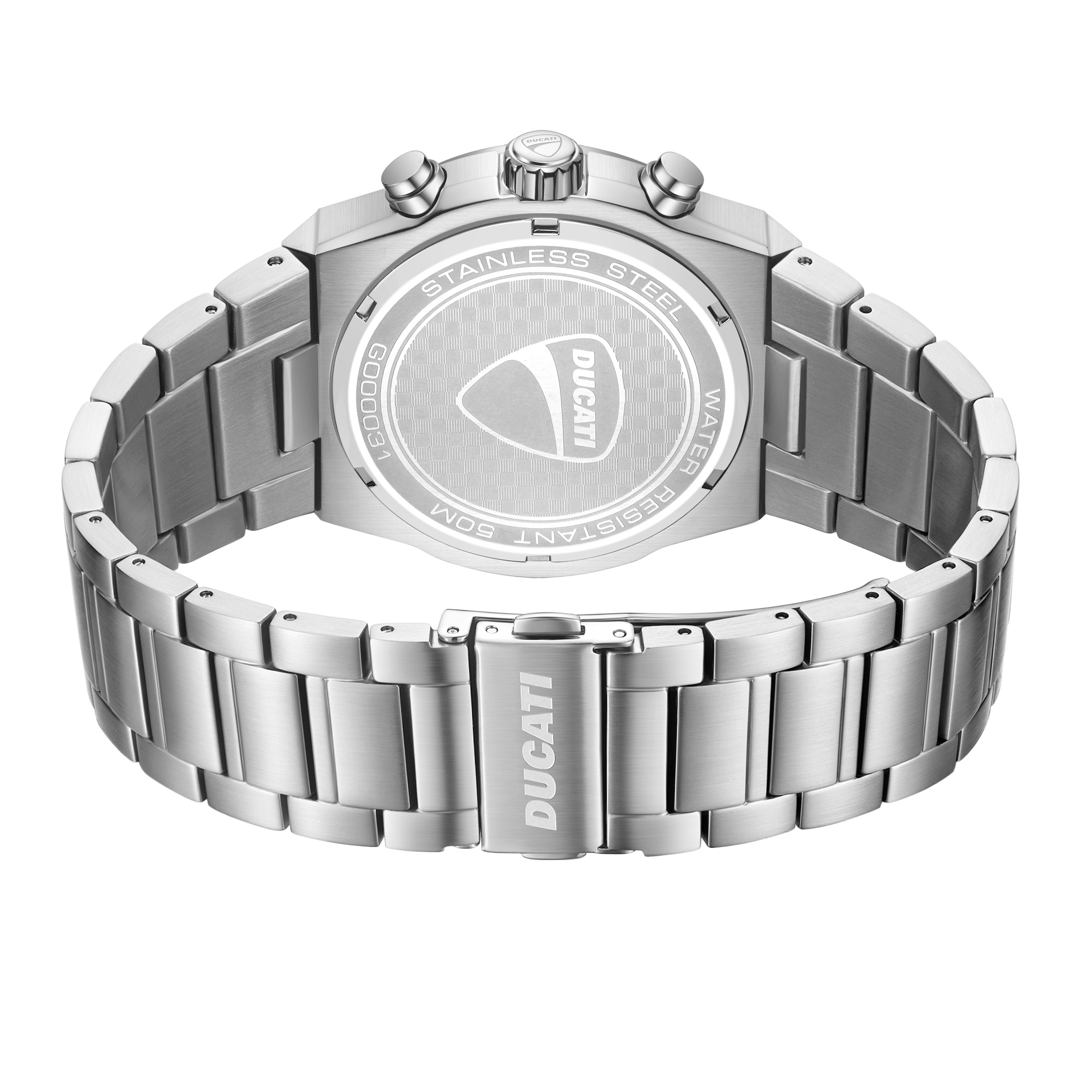 Ρολόι Ανδρικό DUCATI CORSE DTWGI0003103 Stelvio Touring Chronograph Silver Stainless Steel Bracelet - Image 3
