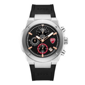Ρολόι Ανδρικό DUCATI DTWGO0003101 Stelvio Touring Chrono Black Silicon Strap