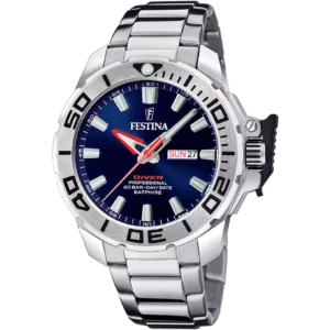 Ανδρικό Ρολόι Festina F20665/1 Με Μπρασελέ Από Ατσάλι Σε Ασημί Χρώμα
