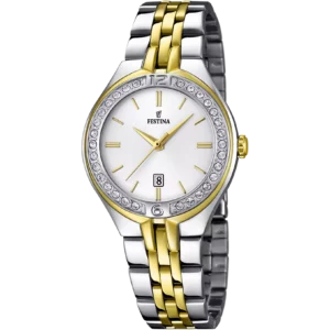Γυναικείο Ρολόι Festina F16868/1 Με Ατσάλινο Δίχρωμο Μπρασελέ