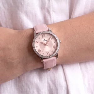 Γυναικείο Ρολόι Festina F20412/2 Με Δερμάτινο Λουρί Σε Ροζ Χρώμα