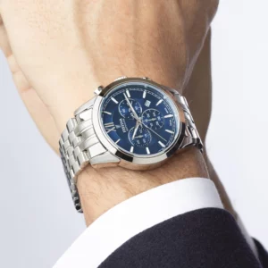 SWISS MADE Ανδρικό Ρολόι Festina F20040/2 Με Μπρασελέ Από Ατσάλι Σε Ασημί Χρώμα