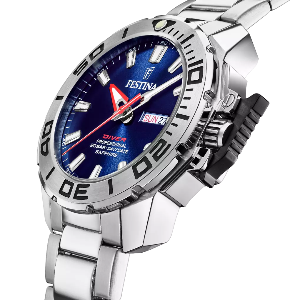 Ανδρικό Ρολόι Festina F20665/1 Με Μπρασελέ Από Ατσάλι Σε Ασημί Χρώμα - Image 3