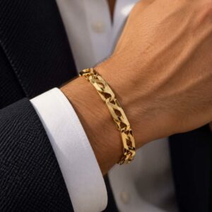Aνδρικό Βραχιόλι Χρυσό 14K Το Μάτι Της Πέρδικας KBV-27000Y