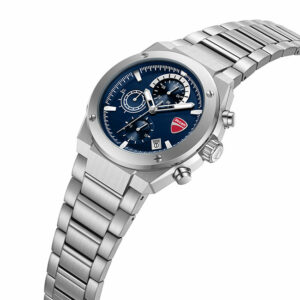 Ρολόι Ανδρικό DUCATI CORSE Stelvio Touring Chronograph Silver Stainless Steel Bracelet DTWGI0003102