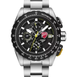 Ρολόι Ανδρικό DUCATI DTWGI0003602 Leggentda Corse Chronograph Silver Stainless Steel Bracelet
