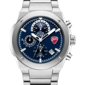 Ρολόι Ανδρικό DUCATI CORSE Stelvio Touring Chronograph Silver Stainless Steel Bracelet DTWGI0003102